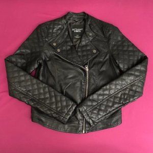 Bethany Mota Black Vegan Leather Jacket